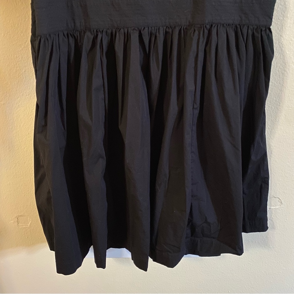 eshakti Black Pintuck Pleat Bib-Front Poplin Dress - Picture 9 of 16